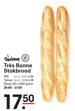 Sligro Très Bonne Stokbrood aanbieding