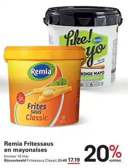 Sligro Remia Fritessaus en mayonaises aanbieding