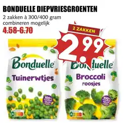 De Boerenschuur Bonduelle diepvriesgroenten aanbieding