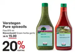 Sligro Verstegen Pure spiceoils aanbieding