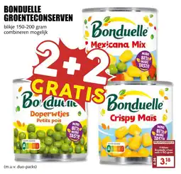 De Boerenschuur Bonduelle groenteconserven aanbieding