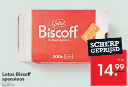 Sligro Lotus Biscoff speculoos aanbieding