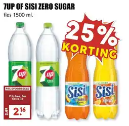 De Boerenschuur 7up of sisi zero sugar aanbieding