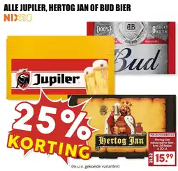 De Boerenschuur Alle Jupiler, Hertog Jan of Bud bier aanbieding