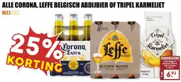 De Boerenschuur Alle Corona, Leffe Belgisch Abdijbier of Tripel Karmeliet aanbieding