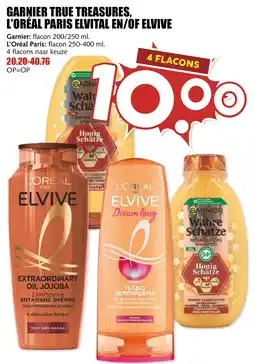 De Boerenschuur Garnier True Treasures, L'Oréal Paris Elvital en / of Elvive aanbieding
