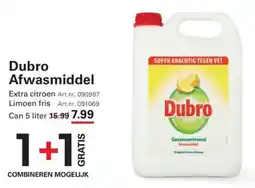 Sligro Dubro Afwasmiddel aanbieding