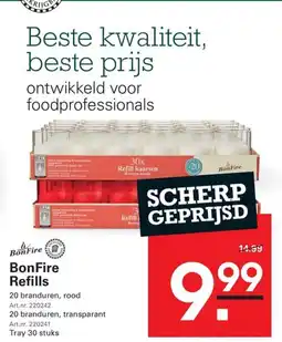 Sligro BonFire Refills aanbieding