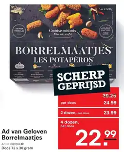 Sligro Ad van Geloven Borrelmaatjes aanbieding