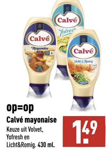 ALDI Calvé mayonaise aanbieding