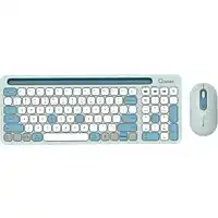 MediaMarkt Qware Florence Draadloze Muis & Toetsenbord - Groen aanbieding