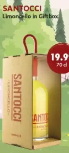 uw topSlijter Santocci Limoncello in Giftbox aanbieding