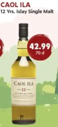 uw topSlijter Caol Ila 12 Yrs. Islay Single Malt aanbieding