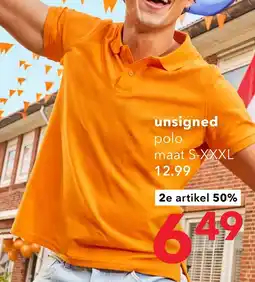Scapino Unsigned Polo aanbieding