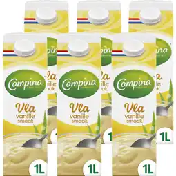 Jumbo Campina Vla Vanille Smaak 1 L aanbieding