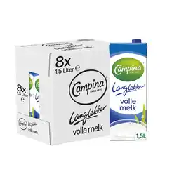 Jumbo Campina Langlekker Volle Melk 1,5 L aanbieding