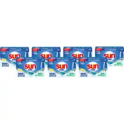 Jumbo Sun All-in 1 Vaatwastabletten Citroen 19 tabletten x 7 Stuks aanbieding