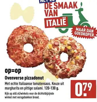 ALDI Ovenverse pizzadonut aanbieding