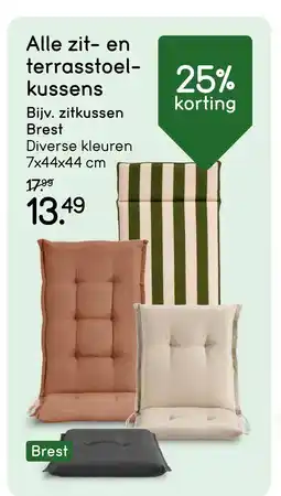 Leen Bakker Bekijk alle zit- en terrasstoelkussens[link] aanbieding