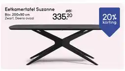 Leen Bakker Bekijk Eetkamertafel Suzanne [link] aanbieding