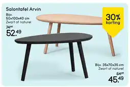 Leen Bakker Bekijk Salontafel Arvin [link] aanbieding