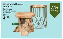 Leen Bakker Bekijk bijzettafel Borneo en Verdi[link] aanbieding