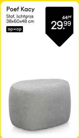 Leen Bakker Bekijk poef Kacy[link] aanbieding