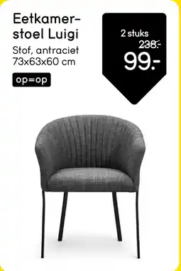 Leen Bakker Bekijk eetkamerstoel Luigi[link] aanbieding