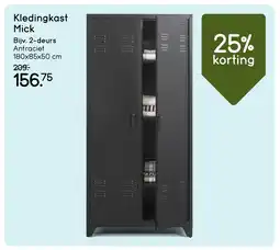Leen Bakker Bekijk Kledingkast Mick [link] aanbieding