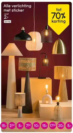 Leen Bakker Bekijk Alle verlichting met sticker [link] aanbieding