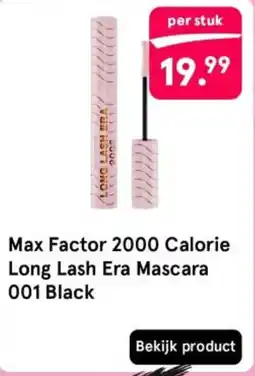 Etos Max Factor 2000 Calorie Long Lash Era Mascara aanbieding