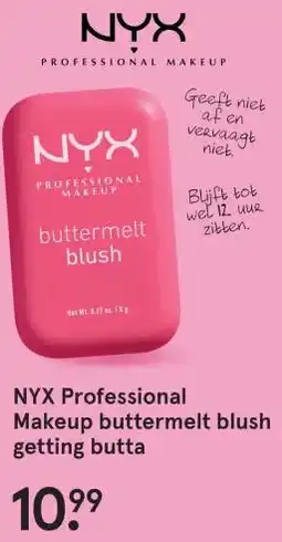 Etos NYX Professional Makeup buttermelt blush getting butta aanbieding