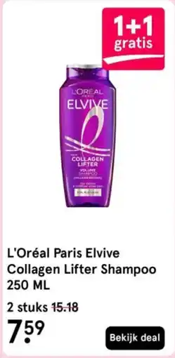Etos L'Oréal Paris Elvive Collagen Lifter Shampoo aanbieding