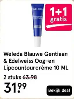Etos Weleda Blauwe Gentiaan & Edelweiss Oog en Lipcountourcrème aanbieding