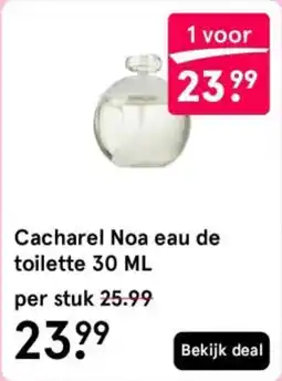Etos Cacharel Noa eau de toilette aanbieding