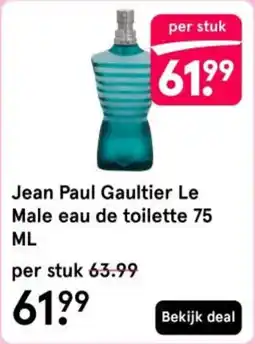 Etos Jean Paul Gaultier Le Male eau de toilette aanbieding