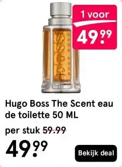 Etos Hugo Boss The Scent eau de toilette 50 ML aanbieding