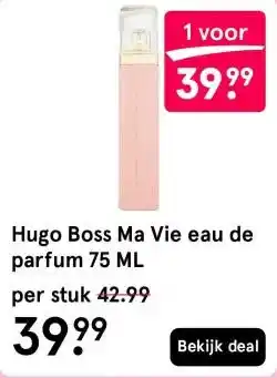 Etos Hugo Boss Ma Vie eau de Parfum aanbieding