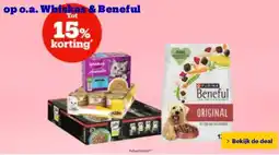 Bol.com op o.a. Whiskas & Beneful aanbieding