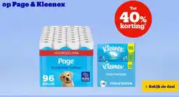 Bol.com op Page & Kleenex aanbieding