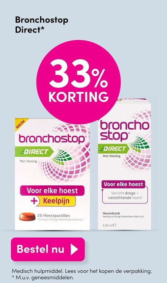 DA Bronchostop Direct* aanbieding
