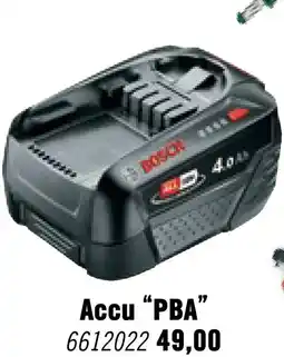 Hornbach BOSCH Accu PBA 18V/4,0Ah aanbieding