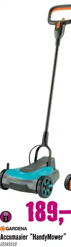 Hornbach GARDENA Accu Grasmaaier Handymower 22 P4A incl. 18 V accu en lader **cashback** aanbieding