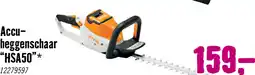 Hornbach STIHL Accu heggenschaar HSA50 36 V excl accu en lader **cashback** aanbieding