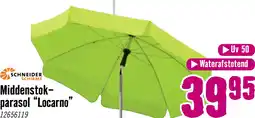 Hornbach SCHNEIDER Parasol Locarno groen Ø 150 cm aanbieding