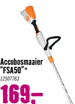 Hornbach STIHL Accu bosmaaier FSA50 36 V excl accu en lader **cashback** aanbieding