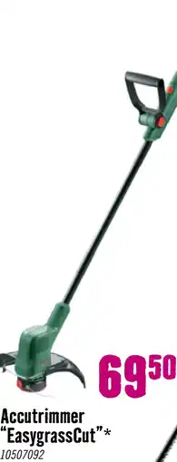 Hornbach BOSCH Accu grastrimmer EasyGrassCut 18 V excl. accu en lader **gratis accu** aanbieding