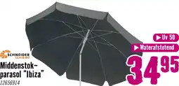 Hornbach SCHNEIDER Parasol Ibiza antraciet Ø 200 cm aanbieding