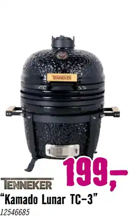 Hornbach TENNEKER Kamado Lunar TC-3 zwart aanbieding