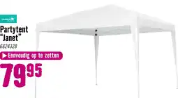 Hornbach GARDEN PLACE Partytent Janet basic wit 3 x 3 m aanbieding